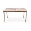Lucy Premium Gartentisch, 140 x 80 cm, Akazie, grau NOELA 3451931