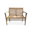 Stucking/New Stapelbare Gartenbank, 115 cm, Teak, hellbraun NOELA 3457090