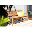Queensbury Gartenbank, 180 cm, Teak, hellbraun NOELA 3457355