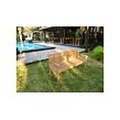 Kingsbury Gartenbank, 150 cm, Teak, hellbraun NOELA 3459355
