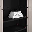 Pro Tall Aufbewahrungsschrank, schwarz/grau KETER 972120