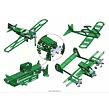 Hubschrauber-Set, 515 Teile, 40 Modelle Merkur 10993376