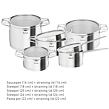 10tlg. Geschirrset Nordica TEFAL H852SA56