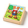 Puzzle Hund - Kleiderschrank, 18 Teile WOODY 102190016