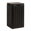 Rio Garden Gartenabfallbehälter 80 l, Kunststoff, Braun TOOMAX Z0480RAA03500