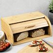 Brotbox mit Rolltop 40 x 17 x 27 cm, Bambus KESPER 58582