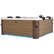 SET Oslo Amber Whirlpool 850 l MSPA F-AM063W + ProSpa Vac Pool-Bodensauger + Durabox Gartenbox 270 l