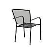 Lana steel ZWMC-19 Stapelbarer Gartenstuhl, Stahl, schwarz NOELA 3457027